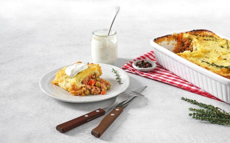 Escondidinho de calabresa