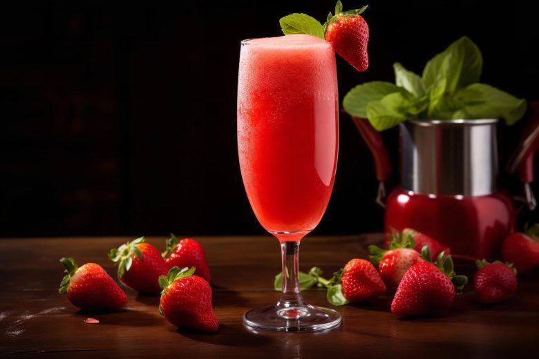 Surpresa de morangos drink