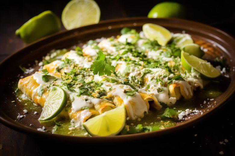 Panqueca com molho de sálvia