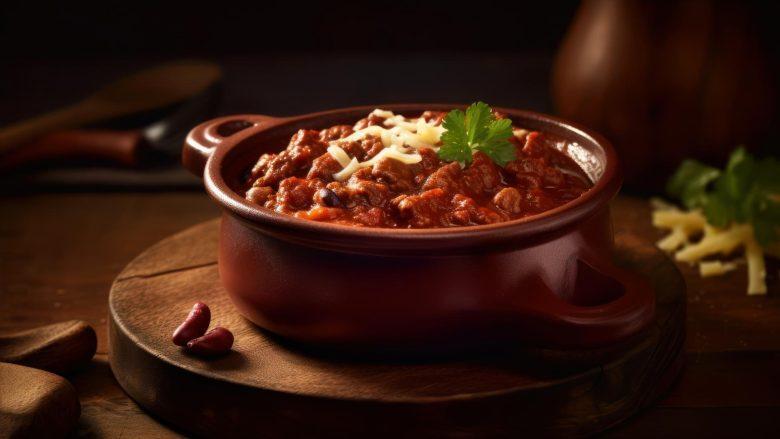 Chilli de feijão preto