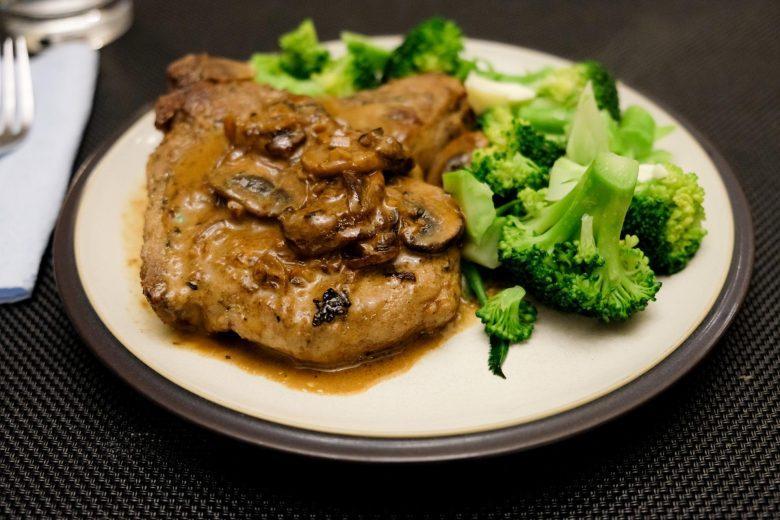 Bisteca de vitela à moda do lenhador