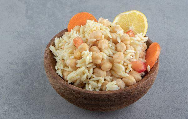 Arroz com grão de bico