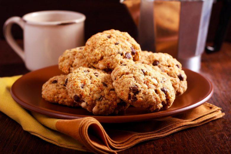 Biscoito de aveia e uva passa