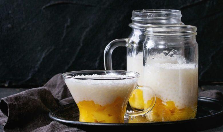 Creme de tapioca com coco