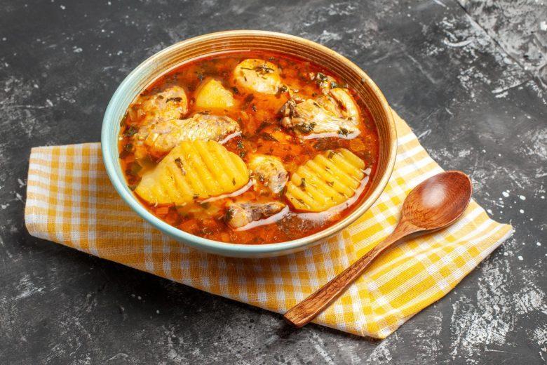 Ensopado de frango com dendê