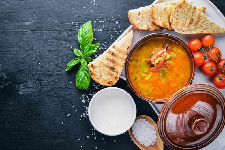 Sopa com legumes