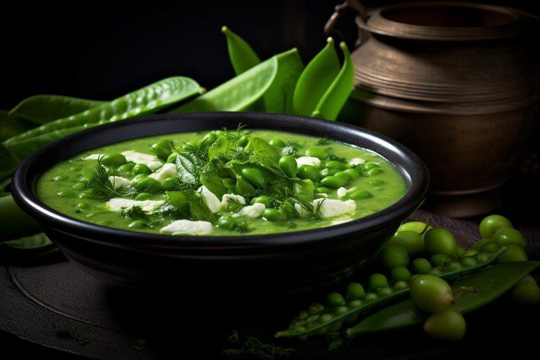 Ervilhas com creme
