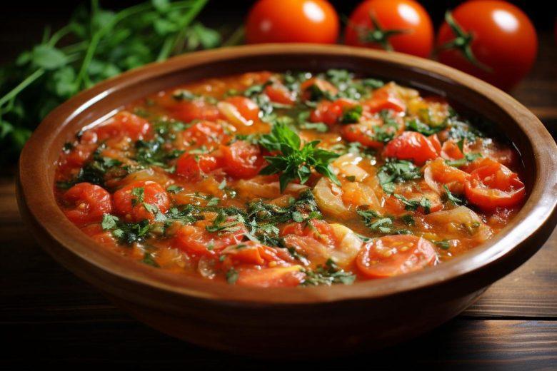 Molho de tomate com manjericão