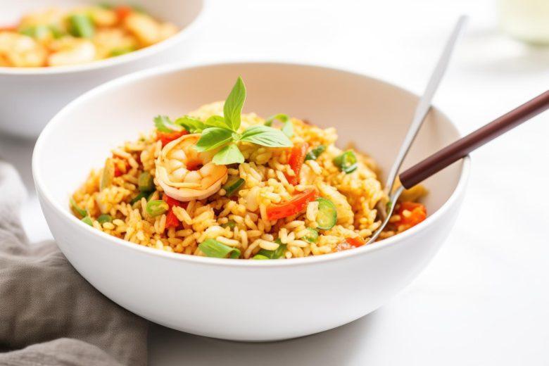 Camarão com arroz