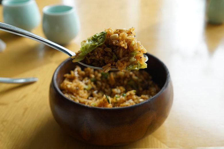 Arroz com cogumelos