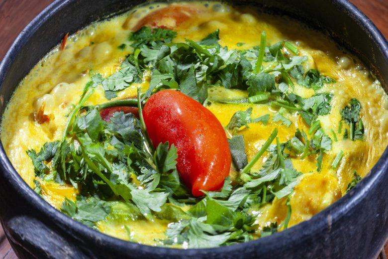 Moqueca cremosa de peixe