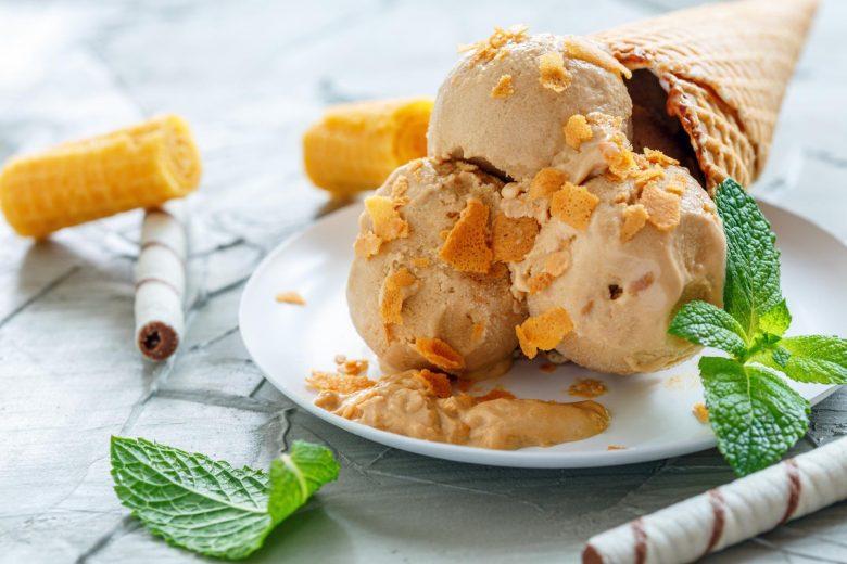 Sorvete de caramelo