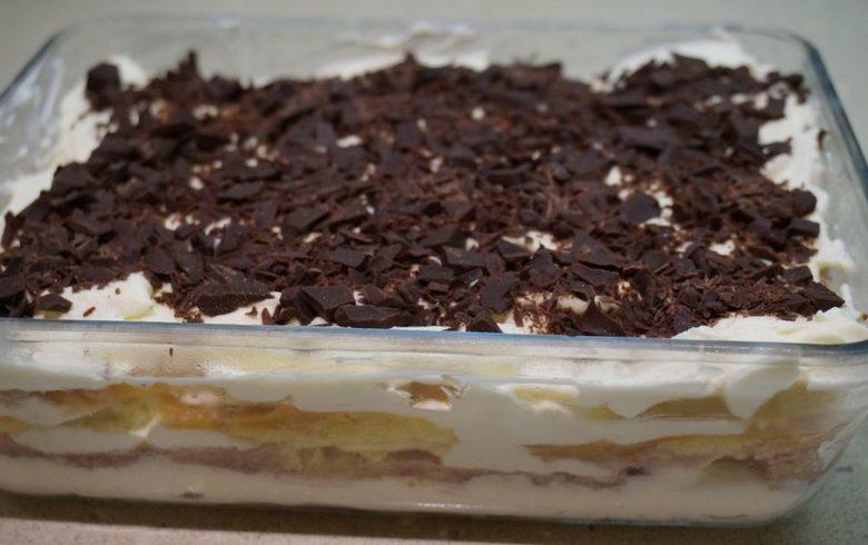 Tiramissu com queijo mascarpone