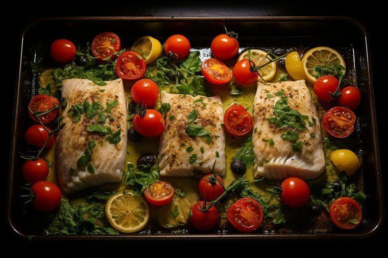 Bacalhau e tomate confit