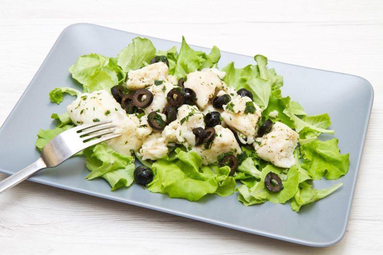Salada de bacalhau sofisticada