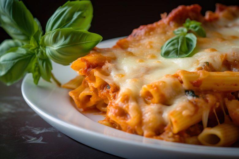 Penne gratinado