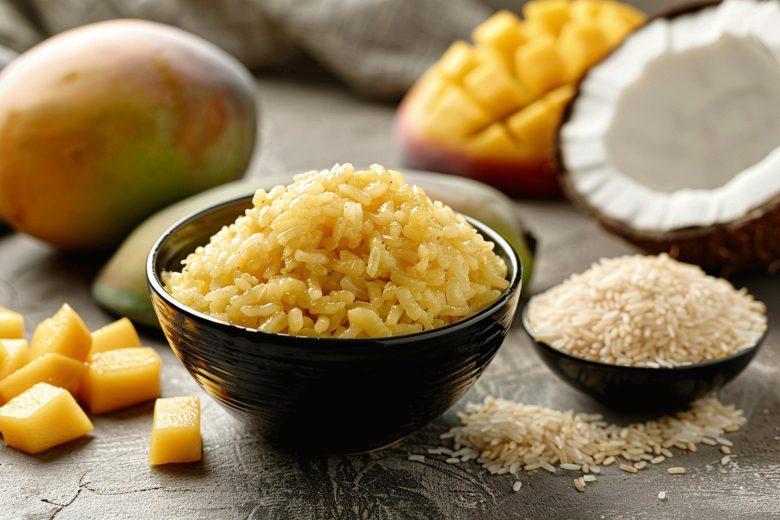Arroz de coco tailandês