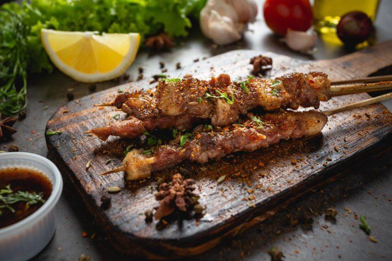 Espetinhos de carne