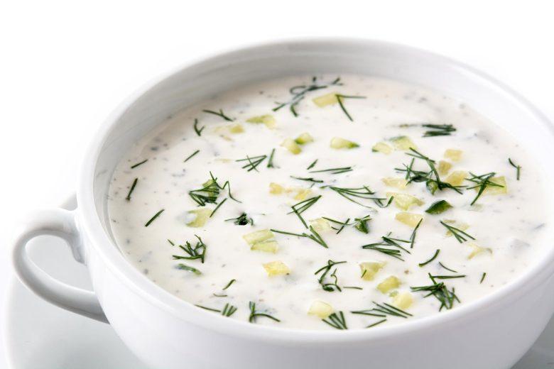 Sopa de iogurte