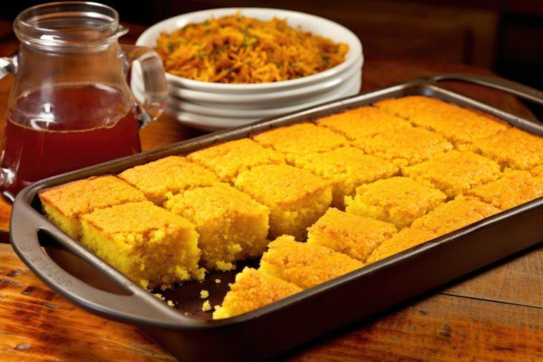 Bolo de fubá com milho