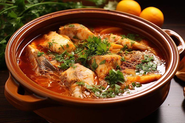 Sopa de bacalhau defumado