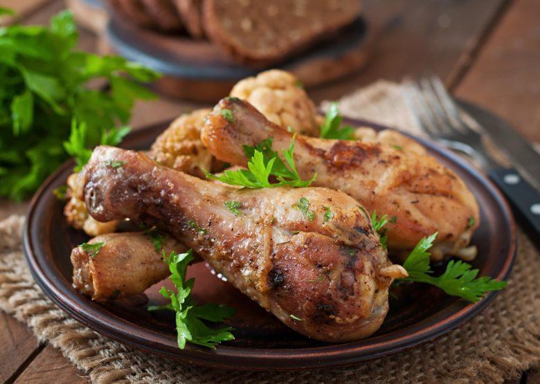 Coxa de frango com ervas