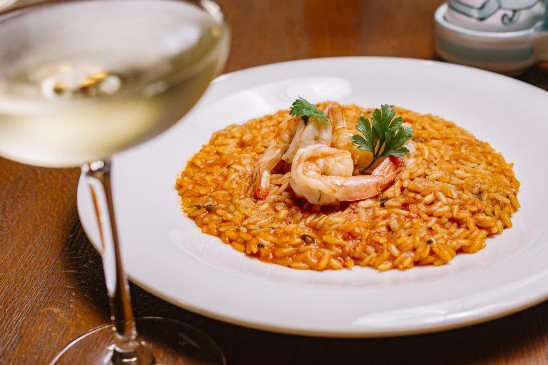 Risoto de camarão Búzios