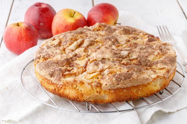 Torta preguiçosa de maçã