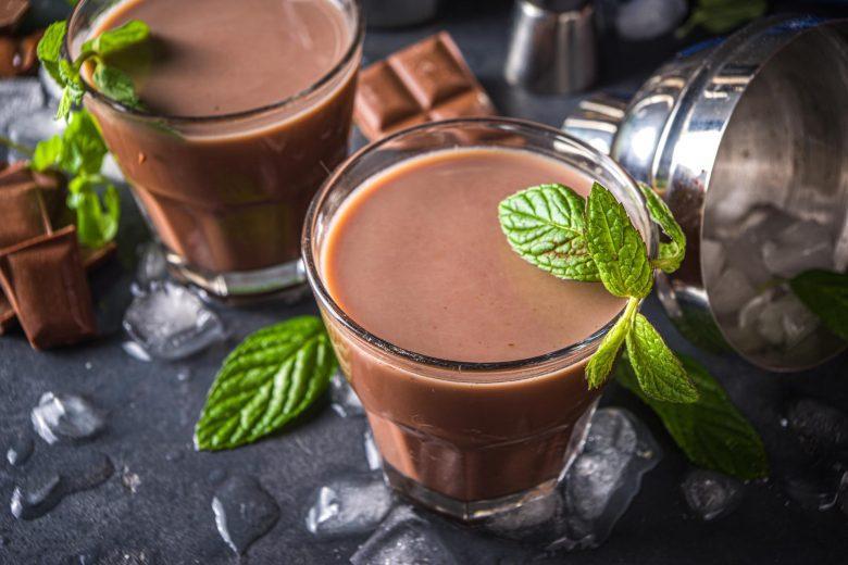 Coquetel de chocolate