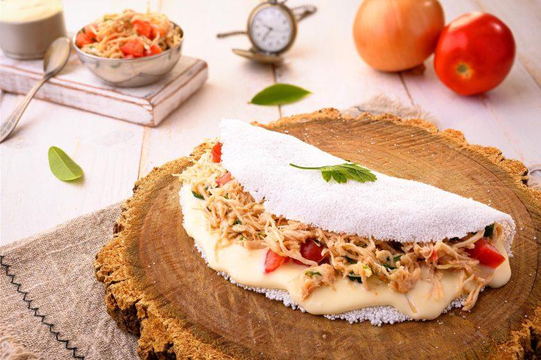Sanduíche de tapioca