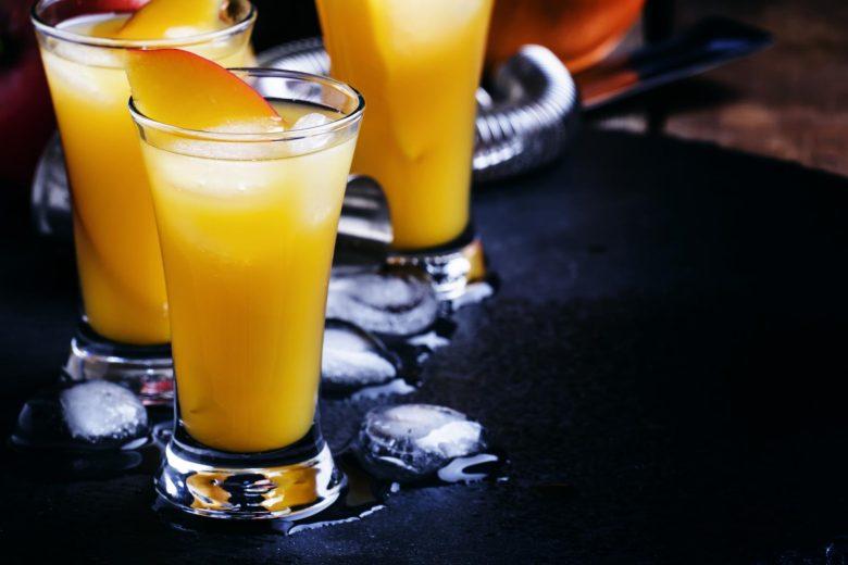Suco de casca de manga