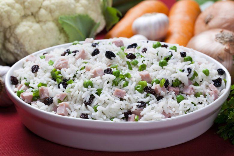 Arroz e ervilhas