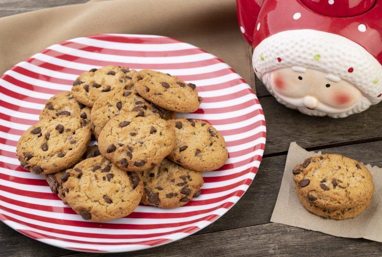 Cookie de nozes e chocolate