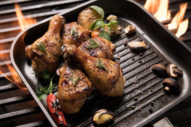 Frango assado saboroso