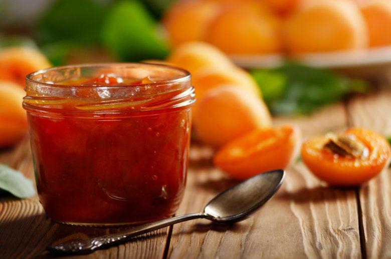 Geleia diet de damasco
