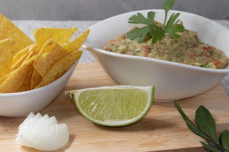 Guacamole com pepino