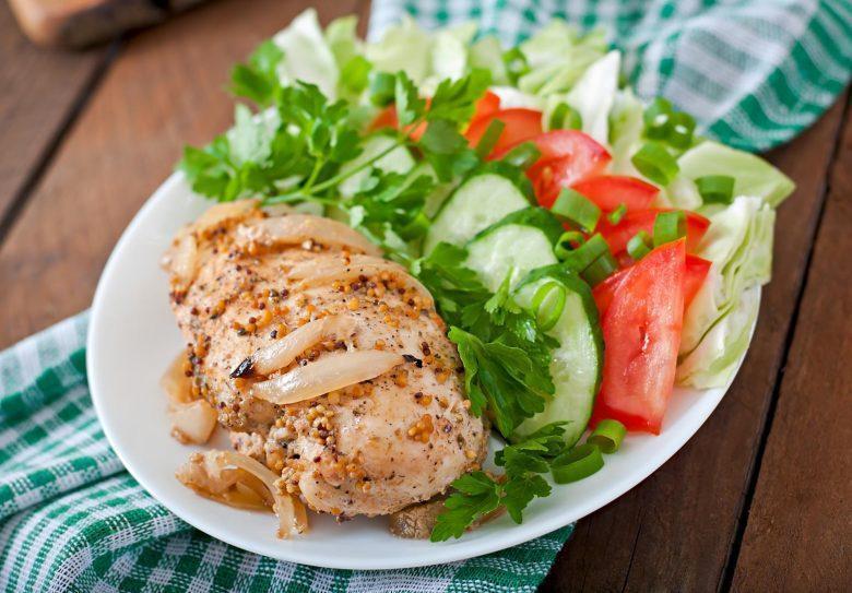 Peito de frango com laranja