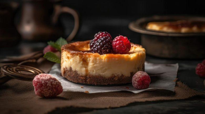 Cheesecake agito de framboesa