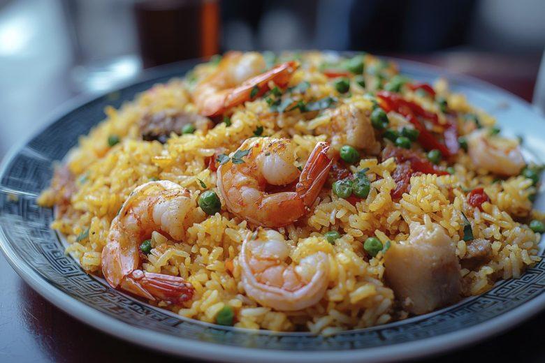 Arroz com camarão (Chaa Len Tuofan)
