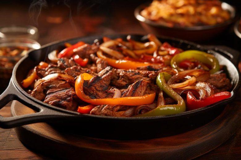 Carne guisada com pimentão