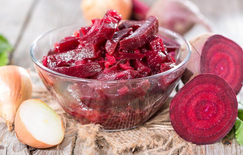 Salada de beterraba com cebola