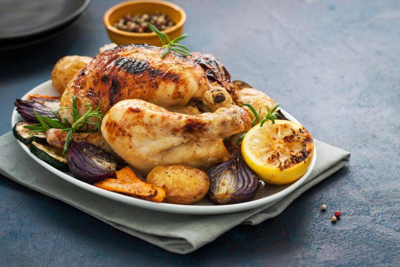 Frango com lima e limão