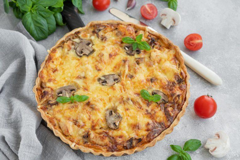 Quiche aux champignon