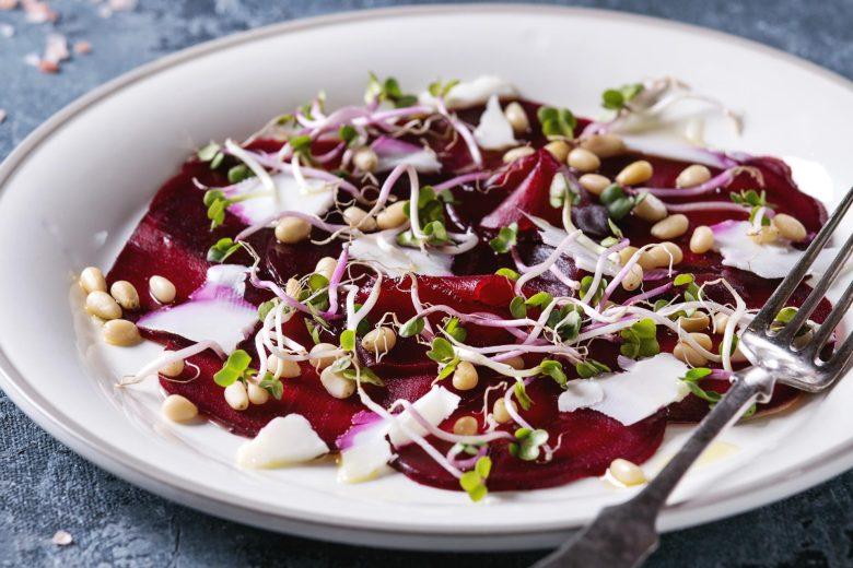 Carpaccio de beterraba