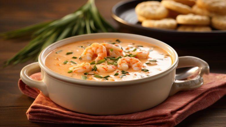 Sopa de camarão à brasileira