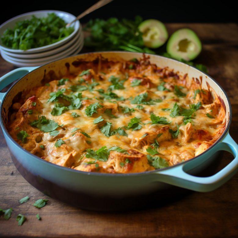 Picadinho de frango gratinado