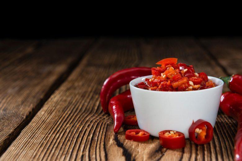 Molho de pimenta com azeite