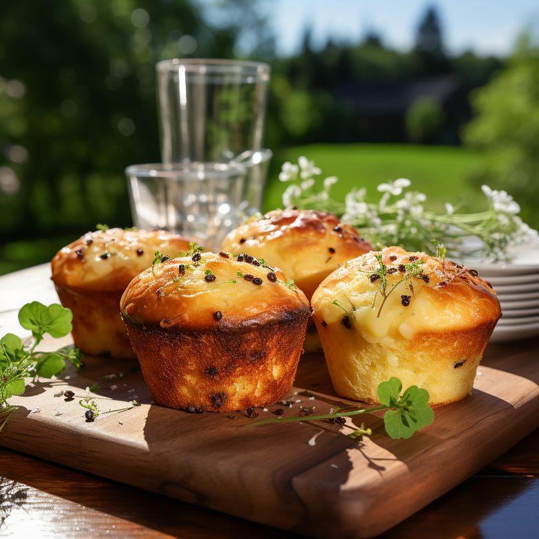 Muffin salgado de arroz
