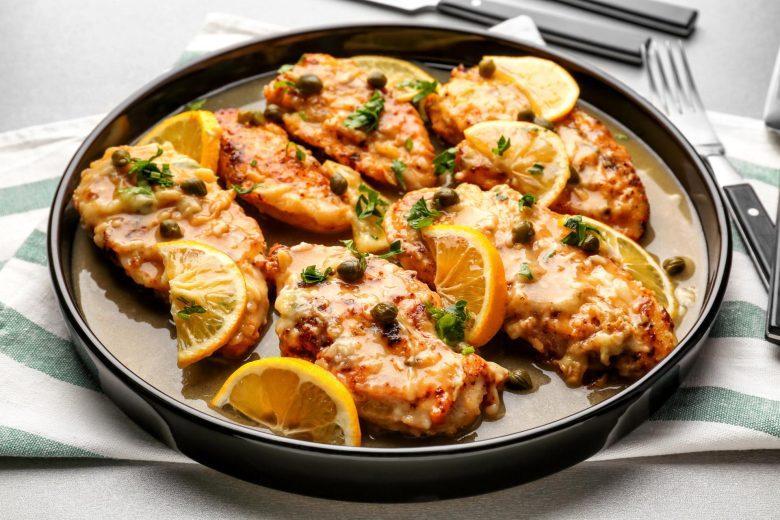 Frango com molho de laranja