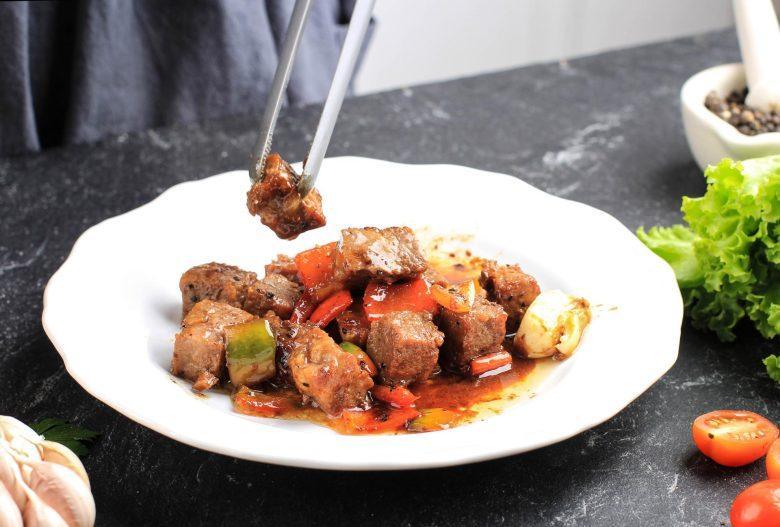 Carne de porco frita